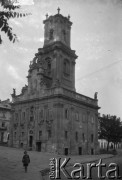 Lata 20. lub 30., Buczacz, Polska (obecnie Ukraina).
Ratusz.
Fot. NN, kolekcja Witolda Lis-Olszewskiego, zbiory Ośrodka KARTA
