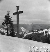 Lata 30., Polska.
Krajobraz zimowy w górach.
Fot. NN, kolekcja Witolda Lis-Olszewskiego, zbiory Ośrodka KARTA