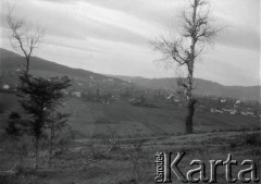 Kwiecień 1928, Borysław (okolice), Polska.
Panorama miasta.
Fot. NN, kolekcja Witolda Lis-Olszewskiego, zbiory Ośrodka KARTA