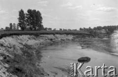 Czerwiec 1934, Polska (obecnie Białoruś).
Przełom rzeki Dryświata. Zdjęcie wykonane podczas spływu kajakowego.
Fot. Witold Lis-Olszewski, kolekcja Witolda Lis-Olszewskiego, zbiory Ośrodka KARTA