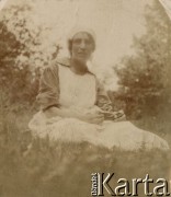 1919, Polska.
Eugenia Brończyk, sanitariuszka w 13 Szpitalu Polowym 2 Dywizji Piechoty Legionów.
Fot. NN, zbiory Ośrodka KARTA, przekazała Teresa Wojciechowska
