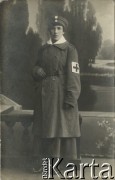 16.05.1919, Warszawa, Polska.
Eugenia Brończyk, sanitariuszka z 13 Szpitala Polowego 2 Dywizji Piechoty Legionów.
Fot. NN, zbiory Ośrodka KARTA, przekazała Teresa Wojciechowska
