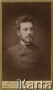 Ok. 1890, Wilno, Rosja.
Stanisław Laskowicz.
Fot. Wiaczesław i Henryk Czyż, Czyż Freres, zbiory Ośrodka KARTA, przekazała Anna Kruczkowska