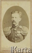 Ok. 1900, Wilno (?), Rosja.
Władysław Tupalski (?), rosyjski oficer.
Fot. A. Strauss et Brzozowski, zbiory Ośrodka KARTA, przekazała Anna Kruczkowska