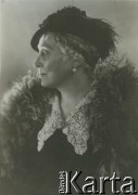 Ok. 1920, brak miejsca.
Ludwika z Łukaszewiczów Raczkiewicz, matka Władysława Raczkiewicza.
Fot. NN, zbiory Ośrodka KARTA, przekazała Anna Kruczkowska