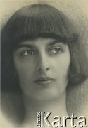 1918-1939, Polska.
Zofia Dziekońska.
Fot. NN, zbiory Ośrodka KARTA, przekazała Anna Kruczkowska