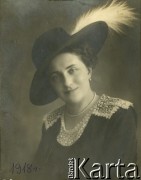 1918, brak miejsca.
Zofia Turzańska.
Fot. NN, zbiory Ośrodka KARTA, udostępnił Tomasz Kamiński