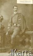 1889, Austro-Węgry.
Eustachy Turzański w mundurze Polskiego Towarzystwa Gimnastycznego 