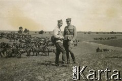 1932, Grabowo Królewskie, pow. Września, woj. poznańskie, Polska.
Manewry 15 Pułku Ułanów Poznańskich.
Fot. NN, zbiory Ośrodka KARTA, udostępnił Tomasz Kamiński
