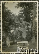 1932, Grabowo Królewskie, pow. Września, woj. poznańskie, Polska.
Władysław Braunek z 15 Pułku Ułanów Poznańskich.
Fot. NN, zbiory Ośrodka KARTA, udostępnił Tomasz Kamiński