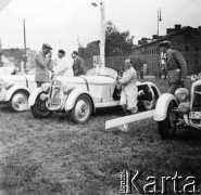 25.06-1.07.1938, Warszawa, Polska.
XI Międzynarodowy Rajd Automobilklubu Polski. Widoczny samochód z numerem 47.
Fot. Eugeniusz Kamiński, zbiory Ośrodka KARTA, udostępnił Tomasz Kamiński