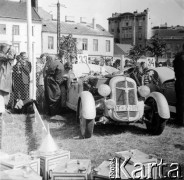 25.06-1.07.1938, Warszawa, Polska.
XI Międzynarodowy Rajd Automobilklubu Polski. Samochód marki Adler.
Fot. Eugeniusz Kamiński, zbiory Ośrodka KARTA, udostępnił Tomasz Kamiński