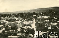 1939, Brzeżany, woj. tarnopolskie, Polska.Panorama miasta.Fot. NN, zbiory Ośrodka KARTA, udostępnił Tomasz Kamiński