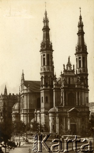 Lata 20., Warszawa, Polska.
Kościół Najświętszego Zbawiciela.
Fot. z albumu porucznika Jana Obłoczyńskiego z Batalionu Chemicznego WP, zbiory Ośrodka KARTA, przekazała Jolanta Woszczynin