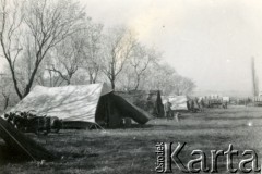 1944, Włochy.
Namioty wojskowe.
Fot. NN, zbiory Ośrodka KARTA, udostępniła Magdalena Braun