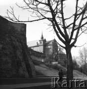 1973, Warszawa, Polska.
Kościół św. Anny od strony Mariensztatu. 
Fot. Lubomir T. Winnik, zbiory Ośrodka KARTA