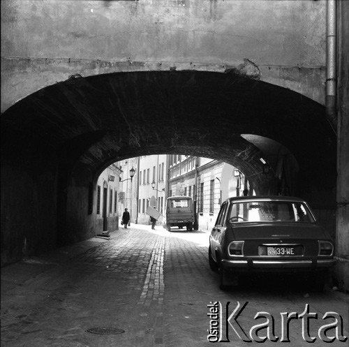 1973, Warszawa, Polska.
Ul. Kozia.
Fot. Lubomir T. Winnik, zbiory Ośrodka KARTA
