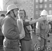3.12.1972, Warszawa, Polska.
Pożar kiosku 
