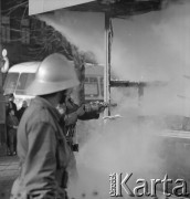 3.12.1972, Warszawa, Polska.
Pożar kiosku 
