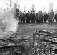 3.12.1972, Warszawa, Polska.
Pożar kiosku 