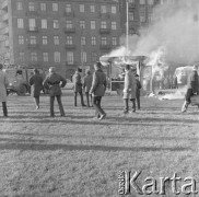 3.12.1972, Warszawa, Polska.
Pożar kiosku 