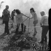 15.04.1973, Warszawa, Polska.
Czyn społeczny na Polu Mokotowskim.
Fot. Lubomir T. Winnik, zbiory Ośrodka KARTA