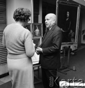 1972, Warszawa, Polska.
Dyrektor Muzeum Narodowego w Warszawie prof. Stanisław Lorentz.
Fot. Lubomir T. Winnik, zbiory Ośrodka KARTA