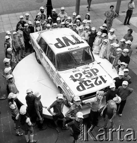 10.07.1973, Warszawa, Polska.
Wycieczka dzieci pracowników firmy 