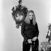 1973, Warszawa, Polska.
Aktorka Anna Seniuk. 
Fot. Lubomir T. Winnik, zbiory Ośrodka KARTA