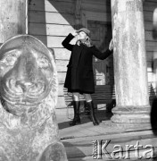1973, Warszawa, Polska.
Aktorka Anna Seniuk. 
Fot. Lubomir T. Winnik, zbiory Ośrodka KARTA

