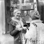 3.03.1973, Warszawa, Polska.
Aktorka Emilia Krakowska.
Fot. Lubomir T. Winnik, zbiory Ośrodka KARTA
