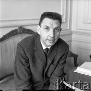 1973, Warszawa, Polska.
Muzykolog dr Jerzy Gołos, znawca historii organów i muzyki organowej.
Fot. Lubomir T. Winnik, zbiory Ośrodka KARTA
