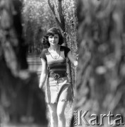 1973, Warszawa, Polska.
Aktorka Joanna Jędryka.
Fot. Lubomir T. Winnik, zbiory Ośrodka KARTA