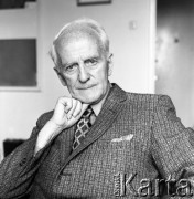 1973, Warszawa, Polska.
Prof. Mateusz Gliński - muzykolog, kompozytor, krytyk muzyczny, założyciel Międzynarodowej Fundacji Chopinowskiej w Detroit.
Fot. Lubomir T. Winnik, zbiory Ośrodka KARTA
