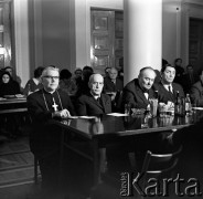 1972, Warszawa, Polska.
Drugi z lewej archeolog i historyk sztuki prof. Kazimierz Michałowski.
Fot. Lubomir T. Winnik, zbiory Ośrodka KARTA