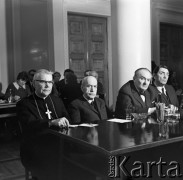 1972, Warszawa, Polska.
Drugi z lewej archeolog i historyk sztuki prof. Kazimierz Michałowski.
Fot. Lubomir T. Winnik, zbiory Ośrodka KARTA