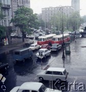 1972-1973, Warszawa, Polska.
Al. 1 Armii Wojska Polskiego dochodząca do Pl. Unii Lubelskiej.
Fot. Lubomir T. Winnik, zbiory Ośrodka KARTA