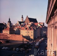 1972, Warszawa, Polska.
Stare Miasto - widok od strony ul. Podwale.
Fot. Lubomir T. Winnik, zbiory Ośrodka KARTA
