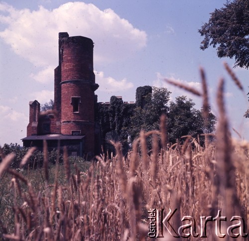 1973, Warszawa, Polska.
Ruiny neogotyckiej bramy w Morysinie.
Fot. Lubomir T. Winnik, zbiory Ośrodka KARTA