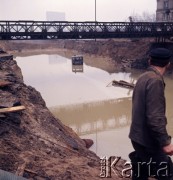 1972, Warszawa, Polska.
Budowa Trasy Łazienkowskiej.
Fot. Lubomir T. Winnik, zbiory Ośrodka KARTA