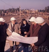 1972, Warszawa, Polska.
Budowa Trasy Łazienkowskiej.
Fot. Lubomir T. Winnik, zbiory Ośrodka KARTA