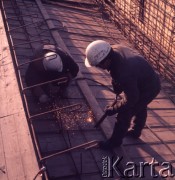 1972, Warszawa, Polska.
Budowa Trasy Łazienkowskiej.
Fot. Lubomir T. Winnik, zbiory Ośrodka KARTA