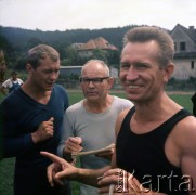1972, Wisła, Polska.
Trenerzy kadry olimpijskiej bokserów podczas zgrupowania.
Fot. Lubomir T. Winnik, zbiory Ośrodka KARTA