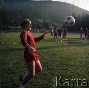 1972, Zakopane, Polska.
Zgrupowanie polskiej reprezentacji piłki nożnej.
Fot. Lubomir T. Winnik, zbiory Ośrodka KARTA
