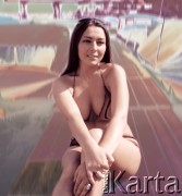 1973, Warszawa, Polska.
Aktorka Barbara Dobrzyńska.
Fot. Lubomir T. Winnik, zbiory Ośrodka KARTA