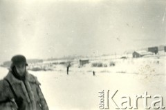 1939-1945, okolice Jasła.
Żołnierz Wehrmachtu.
Fot. NN, album nieznanego żołnierza Wehrmachtu, kolekcja Tomasza Kopańskiego, zbiory Ośrodka KARTA