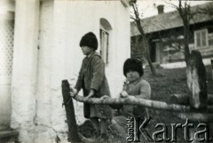 1939-1945, prawdopodobnie Jasło.
Dzieci.
Fot. NN, album nieznanego żołnierza Wehrmachtu, kolekcja Tomasza Kopańskiego, zbiory Ośrodka KARTA