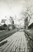 1939-1945, prawdopodobnie Jasło.
Zabudowa miasta.
Fot. NN, album nieznanego żołnierza Wehrmachtu, kolekcja Tomasza Kopańskiego, zbiory Ośrodka KARTA