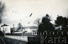 1939-1945, prawdopodobnie Jasło.
Zabudowa miasta.
Fot. NN, album nieznanego żołnierza Wehrmachtu, kolekcja Tomasza Kopańskiego, zbiory Ośrodka KARTA