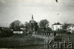 1939-1945, prawdopodobnie Jasło.
Zabudowa miasta.
Fot. NN, album nieznanego żołnierza Wehrmachtu, kolekcja Tomasza Kopańskiego, zbiory Ośrodka KARTA